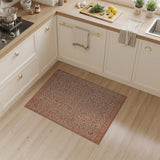 Geometric Terracotta Geometric Southwestern Area Rug