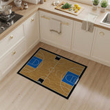 Basketball Court Area Rug - Magic vs Bird