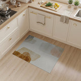 Abstract Area Beige and Neutral Abstract Organic Shapes Beige Neutral Area Rug