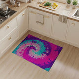 Vibrant Tie-Dye Swirl Area Rug