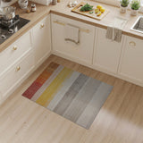 Multi-color and Patterns Horizontal Stripe Vibrant Multi-Color Horizontal Stripe Area Rug