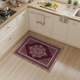 Red Mandala Persian Red Area Rug