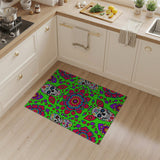 Vibrant Sugar Skull Day of the Dead Area Rug