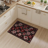 Floral Vintage Red Floral Vintage Area Rug