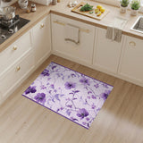 Purple Floral Vintage No. 10 Area Rug