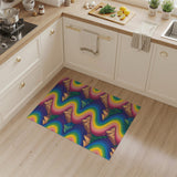 Rainbow Flow Mountain Area Rug