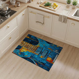 Abstract Electric Guitar Area Rug