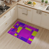 Vibrant Pixel Geometric Multi-Color Area Rug
