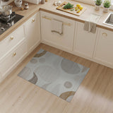 Abstract Area Abstract Beige Neutral Area Rug