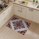 Red Traditional Persian Ornate Red Traditional Persian Area Rug