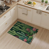 Vibrant Desert Cactus Oasis Area Rug
