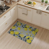 Yellow Lemon Branch Area Rug