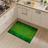 Emerald Shamrock Green Area Rug
