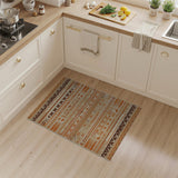 Heritage Tribal Geometric Orange Area Rug