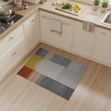 Multi-color and Patterns Vibrant Geometric Arch Multi-Color Area Rug