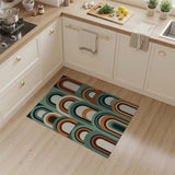 Layered Arch Geometric Multi-Color Area Rug