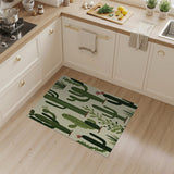 Green Cactus Desert Southwestern Rug