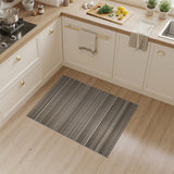 Brown Tan Horizontal Striped Woven Rug