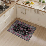 Traditional Persian Pink Exquisite Pink Floral Persian Area Rug