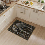 Majestic Tribal Elephant Area Rug