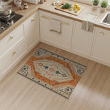 Terracotta Geometric Southwestern Area Rug