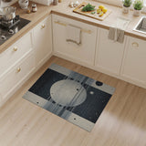 Cosmic Moon Stars Geometric Area Rug