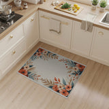 Floral Vintage Border Area Rug