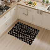 Orange Intricate Geometric Area Rug