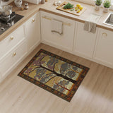 Persian Tree of Life Area Rug in Vibrant Hues