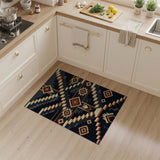 Southwestern Geometric Stair Diamond Area Rug