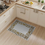 Luxurious Gold Ornate Persian Area Rug