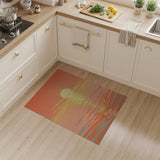 Vibrant Sunset Reflection Area Rug