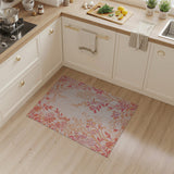 Vintage Pink Blossom Branch Area Rug