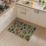 Enchanted Mushrooms Butterflies Area Rug