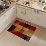 Multi-color and Patterns Geometric Modern Vibrant Geometric Multi-Color Area Rug