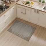 Tan Fringe Beige Southwestern Area Rug