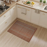 Terracotta Geometric Southwestern Woven Rug