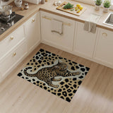 Prowling Leopard Area Rug