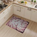 Sakura Cherry Blossom Pink Area Rug