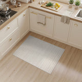 Beige Striped Neutral Area Rug