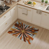 Radiant Starburst Geometric Area Rug