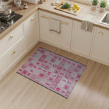 Playful Pink Alphabet ABC Kids Rug