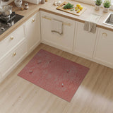Pink Pebble Shag Area Rug