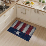 Distressed American Flag Area Rug