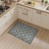 Lattice Grey Geometric Lattice Area Rug