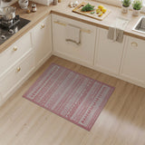 Pink Geometric Southwestern Area Rug