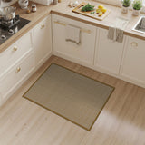 Beige Basketweave Coastal Area Rug