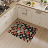 Distressed Multi-Color Hearts Area Rug