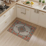Multi-color and Patterns Ornate Red Floral Persian Area Rug