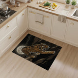Moonlit Prowling Tiger Area Rug